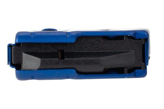 C Products magazine blue features an anti tilt follower